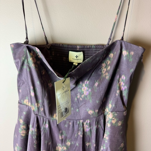 NWT Tuckernuck Amethyst Rosette Naomi Dress M - Picture 4 of 10